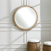 CARBET ROUND MIRROR - Hedi's Furniture